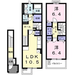 ルアーナ山城の物件間取画像